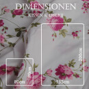 Bettwäsche-Set 2-teilig Mikrofaser 135x200/80x80cm Ranke