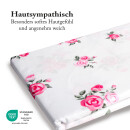 Bettwäsche-Set 2-teilig Mikrofaser 135x200/80x80cm Rose