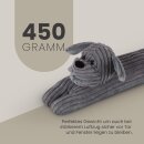 Zugluftstopper Tier 90cm x Ø10cm Hund (Anthrazit)