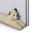 Zugluftstopper Tier 90cm x Ø10cm Bär (Creme)