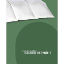 Bettdecke Kassettenbett (4x6) "Tierwohl" Downpass zertfiziert 135x200cm