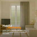 Gardine Blickdicht "Ellen" mit Universalband - 140x245 cm - Sandgrau