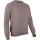 hemmy Fashion Herren Pullover Rundhals meliert - beige - taupe XL