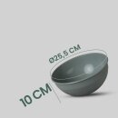 Kunststoff Schüssel - BPA Frei (Ø25,5cm x 10cm) - Grün - 4er Pack (4 Stück)