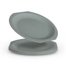 Mehrwegteller Kunststoff BPA-Frei Ø23 cm Grün...