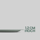 Mehrwegteller Kunststoff BPA-Frei Ø23 cm Grün 8er-Pack