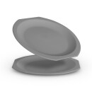 Geschirr-Set Kombiservice Kunststoff BPA-frei Mehrweg Grau 18-teilig 4 Personen