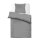 Bettwäsche-Set 2-teilig "Micro Melange" 135x200/80x80cm Grau
