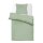 Bettwäsche-Set 2-teilig "Micro Melange" 135x200/80x80cm Salbei