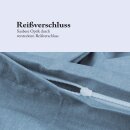 Bettwäsche-Set 2-teilig "Micro Melange" 135x200/80x80cm Blau