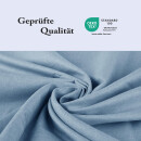 Bettwäsche-Set 2-teilig "Micro Melange" 135x200/80x80cm Blau