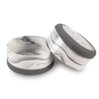 Hundenapf 2er Set (850ml) Grau