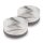 Hundenapf 2er Set (850ml) Grau