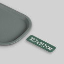 Tablett Kunststoff BPA-frei 37x27 cm Grün 2er-Pack