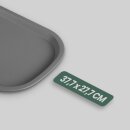 Tablett Kunststoff BPA-frei 37x27 cm Grau 2er-Pack