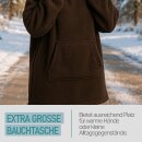 Kuschelhoodie für Herbst/Winter Sherpa Fleece...