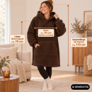 Kuschelhoodie für Herbst/Winter Sherpa Fleece...
