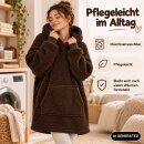 Kuschelhoodie für Herbst/Winter Sherpa Fleece...