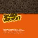 Kuschelhoodie für Herbst/Winter Sherpa Fleece Oversize EU 36–44 Dunkelbraun