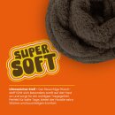 Kuschelhoodie für Herbst/Winter Sherpa Fleece Oversize EU 36–44 Dunkelbraun