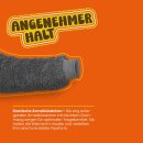 Kuschelhoodie für Herbst/Winter Sherpa Fleece Oversize EU 36–44 Anthrazit