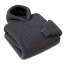 Kuschelhoodie - Sherpa Fleece Anthrazit