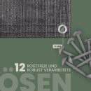 Vorzeltteppich Camping Teppich aus HDPE mit Ösen & Heringen 300 x 600 cm