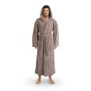 Bademantel Herren - Braun "XL"