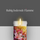 Grabkerze 72h Brenndauer Motiv Kosmosblume