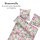 Bettwäsche-Set 2-teilig 135x200/80x80cm Flower Green
