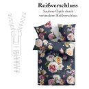 Bettwäsche-Set 2-teilig 135x200/80x80cm Flower Blue