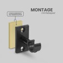 Ersatzträger Set für Cafehausstangen Schwarz-3,5cm (2er Pack)