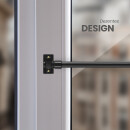 Ersatzträger Set für Cafehausstangen Schwarz-3,5cm (2er Pack)