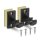 Ersatzträger Set für Cafehausstangen Schwarz-2,5cm+3,5cm (4er Pack)