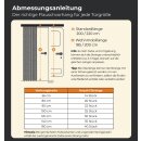 Flauschvorhangstrang für Flauschvorhang Schwarz 185 cm