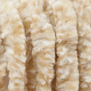 Flauschvorhangstrang für Flauschvorhang Beige & Weiß Meliert 200 cm
