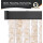 Flauschvorhangstrang für Flauschvorhang Beige & Weiß Meliert 200 cm