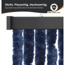 Flauschvorhangstrang für Flauschvorhang Dunkelblau 200 cm