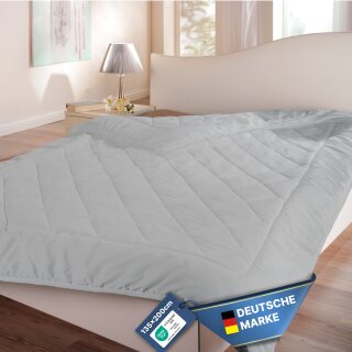 Bettdecke Sommersteppbett - Hellgrau - 135 x 200 cm