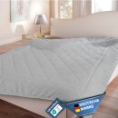 Bettdecke Sommersteppbett - Hellgrau - 135 x 200 cm