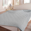 Bettdecke Sommersteppbett - Hellgrau - 135 x 200 cm