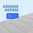 Bettdecke Sommersteppbett - Hellgrau - 135 x 200 cm