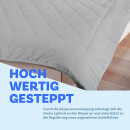 Bettdecke Sommersteppbett - Hellgrau - 135 x 200 cm