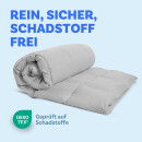 Bettdecke Sommersteppbett - Hellgrau - 135 x 200 cm