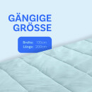 Bettdecke Sommersteppbett - Hellblau - 135 x 200 cm