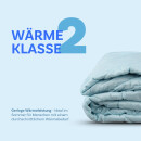 Bettdecke Sommersteppbett - Hellblau - 135 x 200 cm
