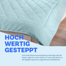 Bettdecke Sommersteppbett - Hellblau - 135 x 200 cm