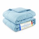 Sommerdecke Steppbett leicht Polyester Hellblau 135x200 cm