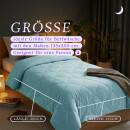 Sommerdecke Steppbett leicht Polyester Hellblau 135x200 cm