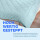 Bettdecke Sommersteppbett - Hellblau - 135 x 200 cm